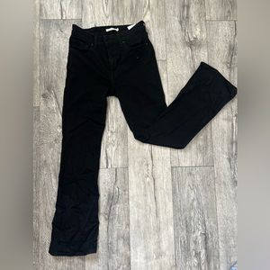 LEVIS black high rise bootcut